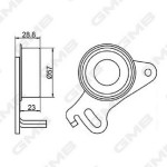 Gmb Τεντωτήρας, οδοντ. Ιμάντας - GT10130