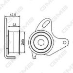 Gmb Τεντωτήρας, οδοντ. Ιμάντας - GT10140