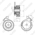 Gmb Τεντωτήρας, οδοντ. Ιμάντας - GTB0020