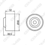 Gmb Τροχαλία παρέκκλισης, οδοντ. Ιμάντας - GT10050