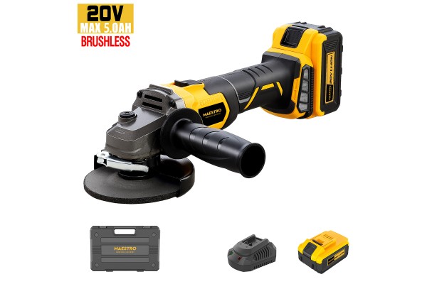 Maestro MCG-20BL Brushless Γωνιακος Τροχος (ΛΙΘΙΟΥ 20V - 1X5 Ah)
