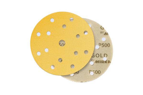 Mirka 2371102081 Gold SOFT, Γυαλοχαρτο Με Αφρο (PE) 15ΤΡΥΠΟ Hookit 150MM, P800