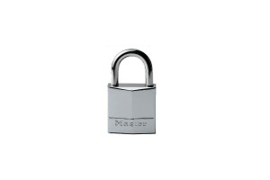 Masterlock Λουκέτο Μπρούτζινο Επινικελωμένο Με Λαιμό Inox 30mm, Masterlock Λουκέτο Μπρούτζινο Επινικελωμένο Με Λαιμό Inox 30mm,