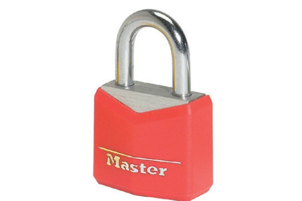 Masterlock Λουκέτο Χρωματιστό 40mm Με Ίδιο κλειδί,