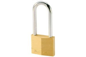 Masterlock Λουκέτο Συμπαγές Μπρούτζινο 40mm Μακρύλαιμο 51mm,