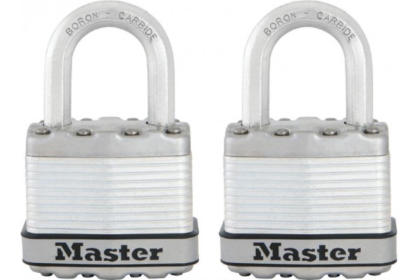 Masterlock Σετ 2 Λουκέτα Excell Υψίστης Ασφαλείας 45mm,