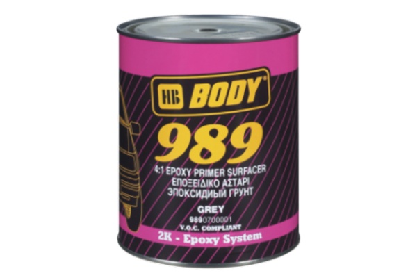 HB Body 989 4:1 Εποξειδικο Ασταρι 1L με 732 σκληρυντή 250 ml