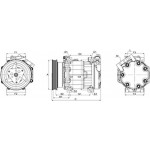 HC-Cargo Συμπιεστής, συστ. Κλιματισμού - 241051