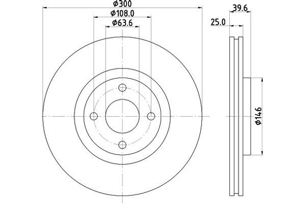 Hella Pagid Δισκόπλακα - 8DD 355 132-721