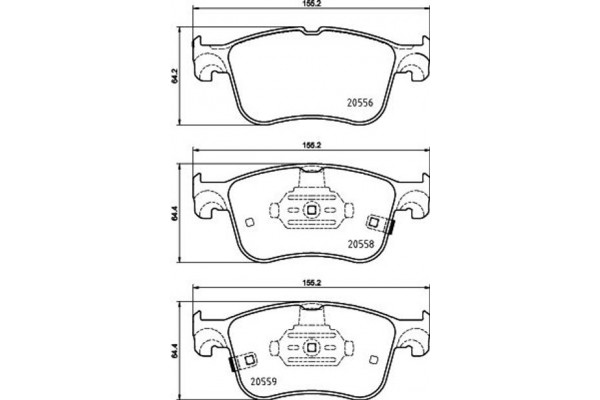 Hella Pagid Σετ τακάκια, Δισκόφρενα - 8DB 355 039-421