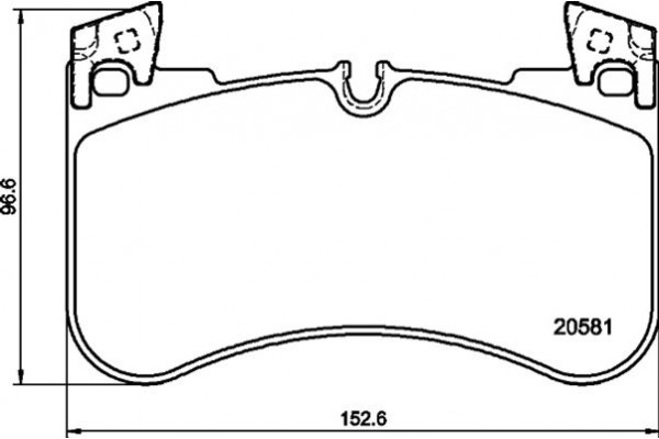 Hella Pagid Σετ τακάκια, Δισκόφρενα - 8DB 355 039-881