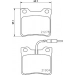 Hella Pagid Σετ τακάκια, Δισκόφρενα - 8DB 355 008-171