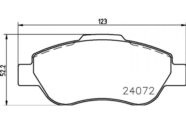 Hella Pagid Σετ τακάκια, Δισκόφρενα - 8DB 355 011-241