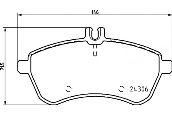 Hella Pagid Σετ τακάκια, Δισκόφρενα - 8DB 355 012-581