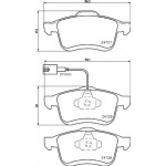 Hella Pagid Σετ τακάκια, Δισκόφρενα - 8DB 355 014-241