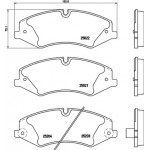 Hella Pagid Σετ τακάκια, Δισκόφρενα - 8DB 355 015-551