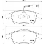 Hella Pagid Σετ τακάκια, Δισκόφρενα - 8DB 355 015-521