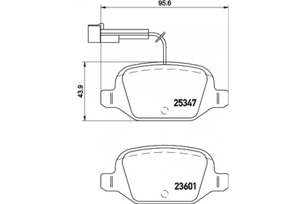 Hella Pagid Σετ τακάκια, Δισκόφρενα - 8DB 355 019-631