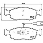 Hella Pagid Σετ τακάκια, Δισκόφρενα - 8DB 355 019-651