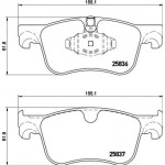 Hella Pagid Σετ τακάκια, Δισκόφρενα - 8DB 355 020-931