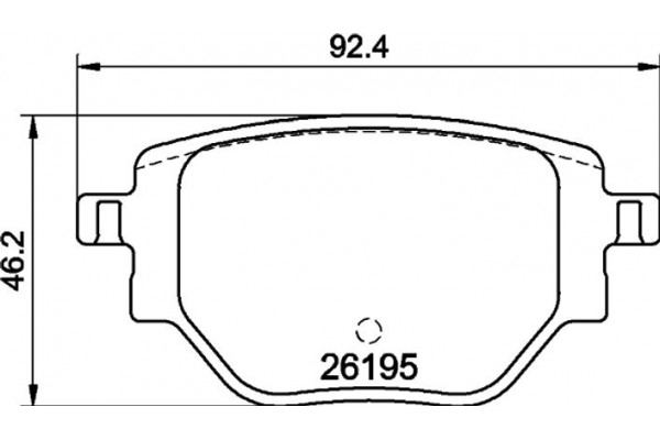 Hella Pagid Σετ τακάκια, Δισκόφρενα - 8DB 355 040-321