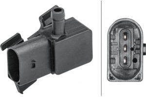 Hella Αισθητήρας, Πίεση Καυσαερίων - 6PP 009 409-021