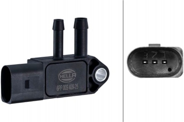 Hella Αισθητήρας, Πίεση Καυσαερίων - 6PP 009 409-251