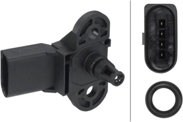 Hella Aισθητήρας, Πίεση Υπερπλήρωσης - 6PP 009 400-541