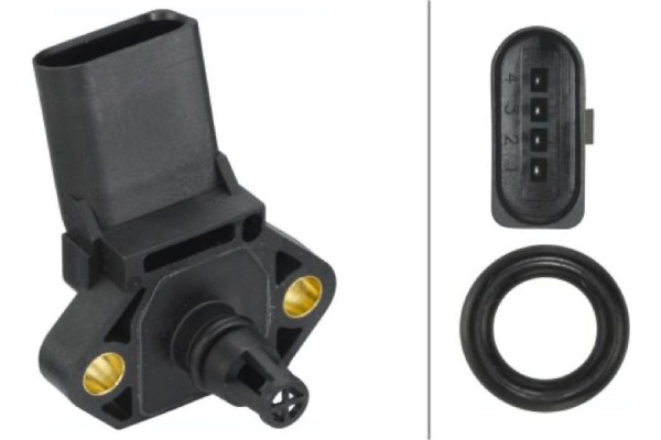 Hella Aισθητήρας, Πίεση Υπερπλήρωσης - 6PP 009 400-551 Hella Aισθητήρας, Πίεση Υπερπλήρωσης - 6PP 009 400-551