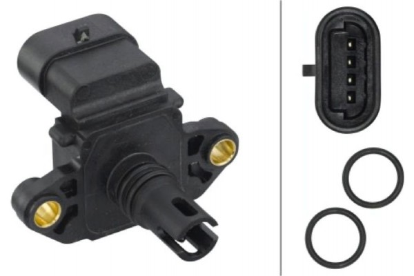 Hella Aισθητήρας, Πίεση Υπερπλήρωσης - 6PP 009 400-581