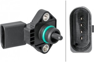 Hella Aισθητήρας, Πίεση Υπερπλήρωσης - 6PP 358 152-011