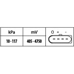 Hella Aισθητήρας, Πίεση Υπερπλήρωσης - 6PP 009 400-541