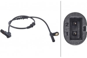 Hella Αισθητήρας, Στροφές Τροχού - 6PU 012 039-711