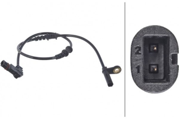 Hella Αισθητήρας, Στροφές Τροχού - 6PU 012 039-711