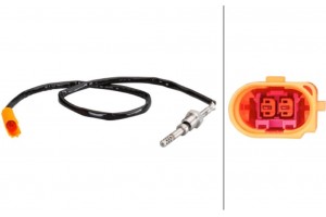 Hella Αισθητήρας, Θερμοκρασία Καυσαερίων - 6PT 010 376-251