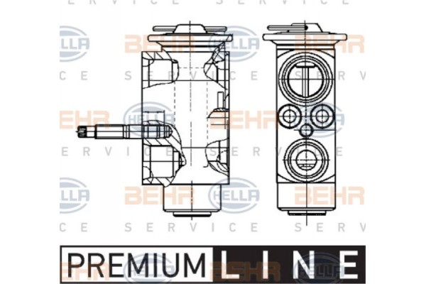 Hella Βαλβίδα εκτόνωσης, συστ. κλιματ. - 8UW 351 239-271