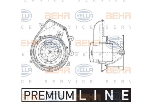 Hella Βεντιλατέρ Εσωτερικού Χώρου - 8EW 009 159-131
