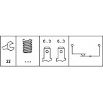 Hella Διακόπτης Των Φώτων Φρένων - 6DF 003 263-071