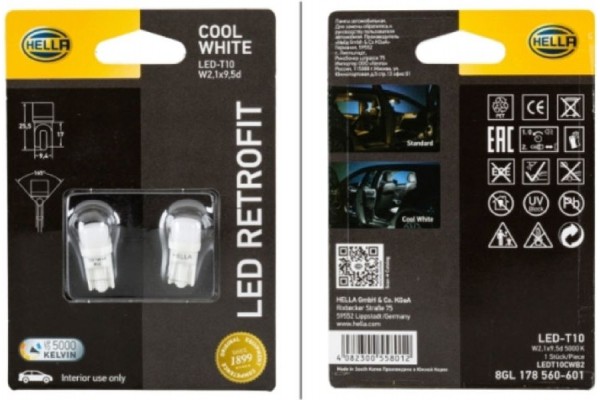 Hella Λυχνία, Εσωτερικός Φωτισμός - 8GL 178 560-601