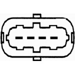 Hella Μετρητής Μάζας Αέρα - 8ET 009 149-221