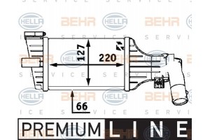 Hella Ψυγείο Αέρα Υπερπλήρωσης - 8ML 376 723-181
