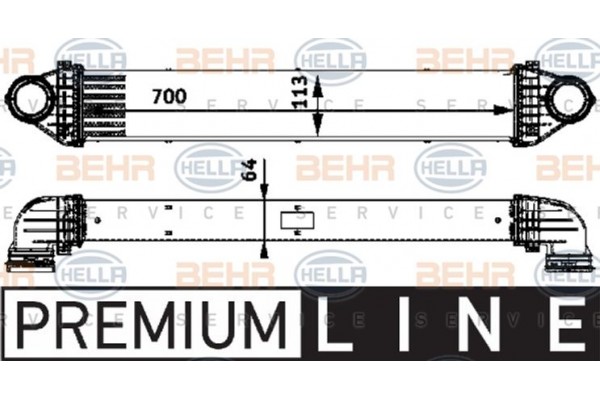 Hella Ψυγείο Αέρα Υπερπλήρωσης - 8ML 376 723-551