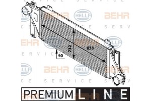 Hella Ψυγείο Αέρα Υπερπλήρωσης - 8ML 376 724-291