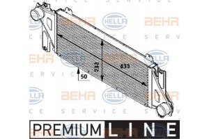 Hella Ψυγείο Αέρα Υπερπλήρωσης - 8ML 376 724-291