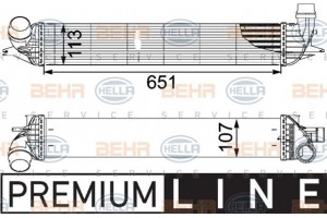 Hella Ψυγείο Αέρα Υπερπλήρωσης - 8ML 376 745-241
