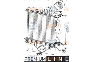 Hella Ψυγείο Αέρα Υπερπλήρωσης - 8ML 376 746-081
