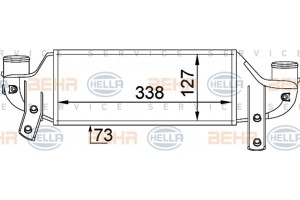 Hella Ψυγείο Αέρα Υπερπλήρωσης - 8ML 376 746-621