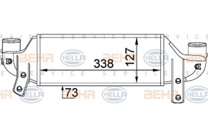 Hella Ψυγείο Αέρα Υπερπλήρωσης - 8ML 376 746-621