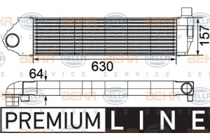 Hella Ψυγείο Αέρα Υπερπλήρωσης - 8ML 376 746-701