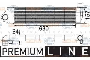 Hella Ψυγείο Αέρα Υπερπλήρωσης - 8ML 376 746-701